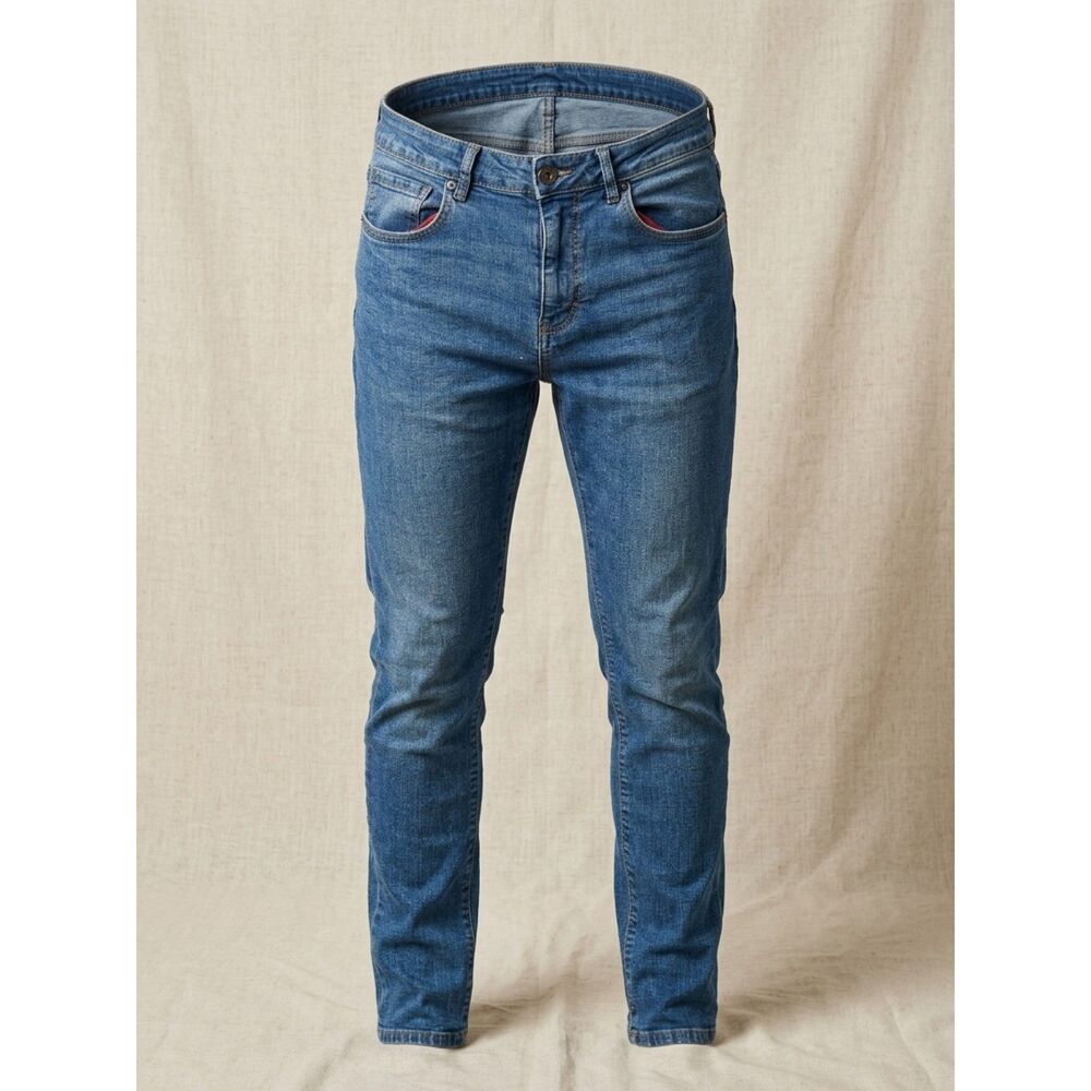 Lazer/Co Men's Comfort Stretch Straight Leg Jeans